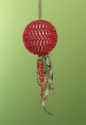 Beaded Christmas Ornament
