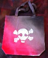 Skull and Cross Bones Trick-or-Treat Bag