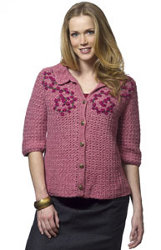 Pink Rose Cardigan