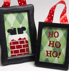 Craft Ideas Picture Frames on 18 Homemade Christmas Decorations  How To Make Christmas Decorations