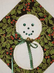 Snowman Holiday Towel