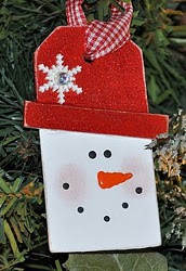 Tipped Hat Snowman
