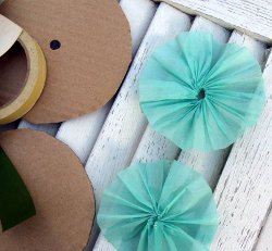 Decorative Vintage Paper Wreath