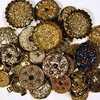 Glittery Buttons