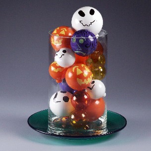 Halloween Glass Ball Decorations