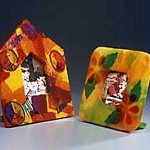 Colorful Tissue Paper Frame