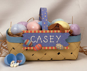 Personalized Easter Egg Hunt Basket