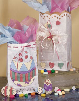Pretty Easter Gift Bags