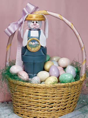 Terra Cotta Pots Easter Bunny