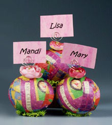 Completely Colorful Easter Placecard Holders