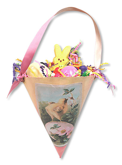 Egg Chick Easter Cone