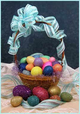 Glittered Easter Egg Project