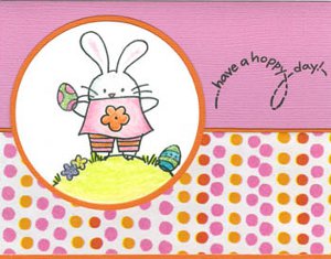 Hoppy Easter Card