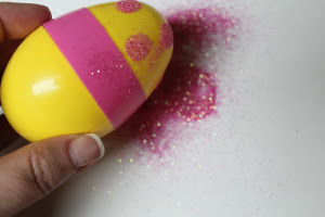 Glitter Eggs for Easter