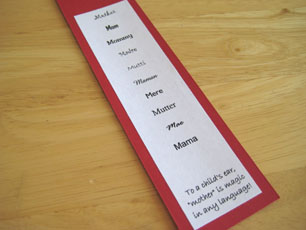 Mother's Day Bookmark 3