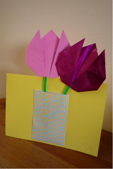 Origami Tulips Finished