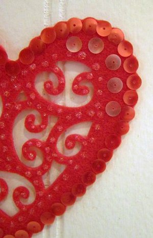 swirly hearts with sparkly parts