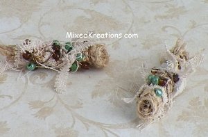 fabric scrap beads