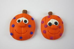 polymer clay pumpkins