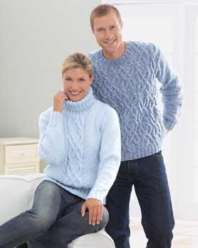 Aran Knit Sweaters for Man and Woman