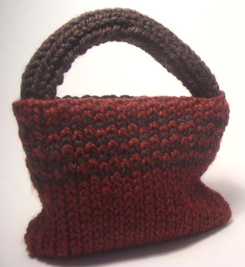 Knitted Fall Tote Bag