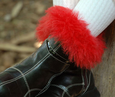 Fur Knit Boot Cuffs