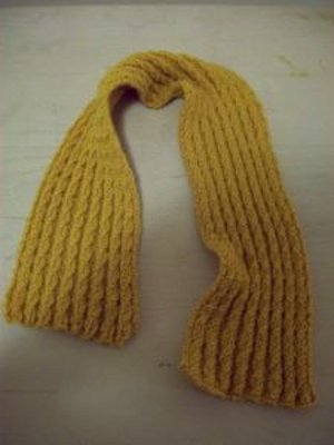 knit scarflette