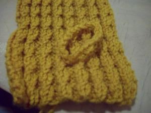 knit scarflette