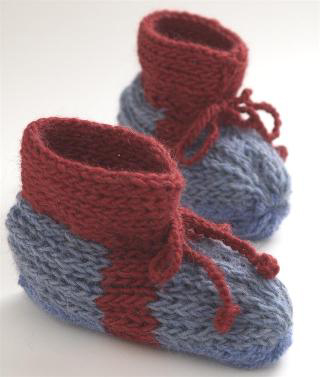 Warm Knitted Boot Slippers