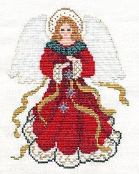 Cross-stitch Christmas Angel 
