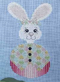 Roly Bunny Cross-Stitch Design
