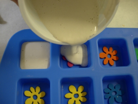 Pour Plaster into Mold