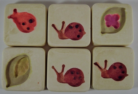 Snails and Ladybug Magnets