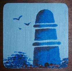 Paint Your Own Delft Coaster