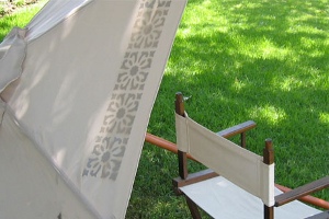Ornate Sunbathing Umbrella