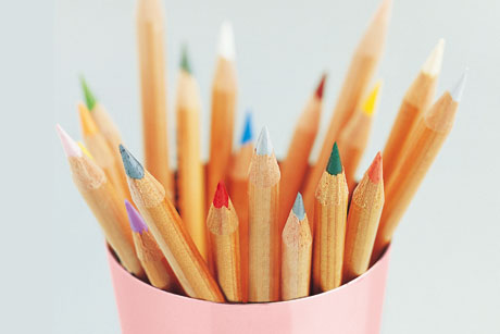 Painted Pencil Holder