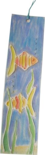 Fish Glue Embossed Bookmark