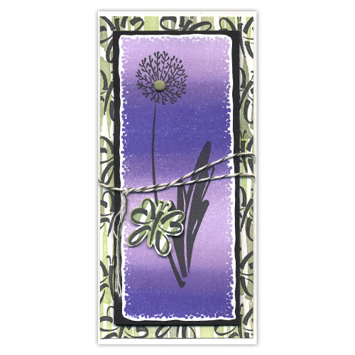 Flower with Butterfly Card