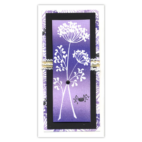 Flower and Spider Card