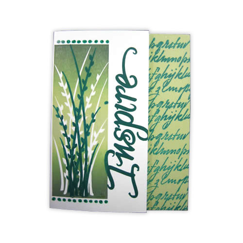 Inspire Green Stamp Card