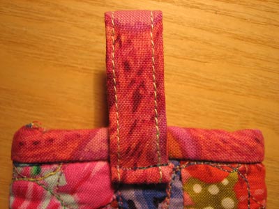 Sew Loop to Pouch
