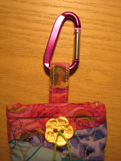 FInished Pouch with Clip