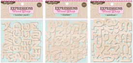 woodchip letters