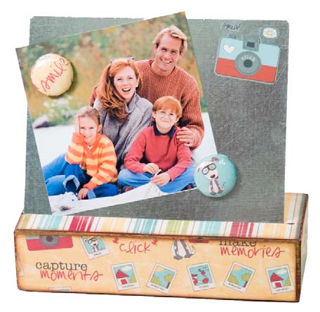 One Photo Magnet Board