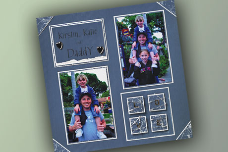 Family Love Scrapbook Layout