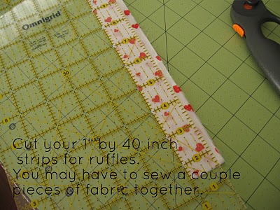 Cutting Strips for Ruffles