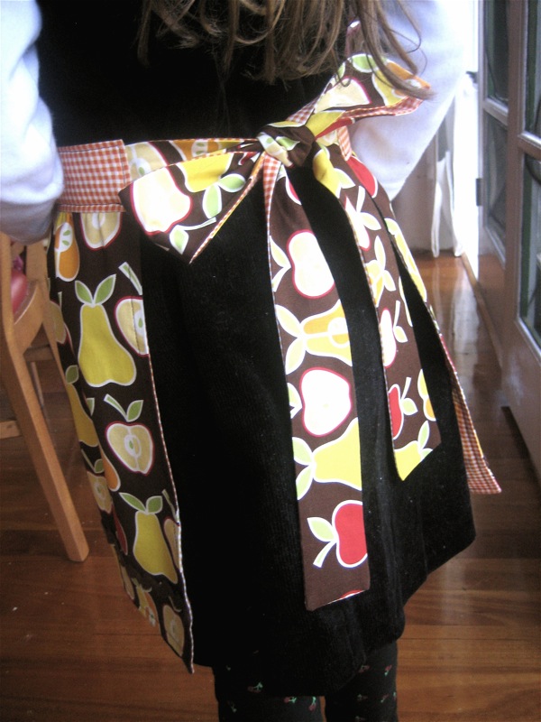 Lined Apron Finished