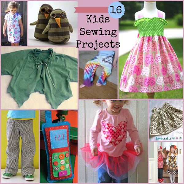 16 Kids Sewing Projects