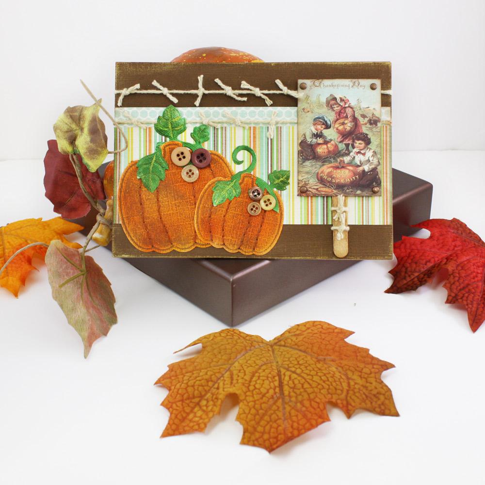 Thanksgiving Pumpkin Card