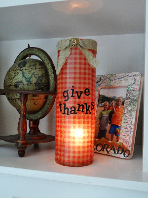 Give Thanks Vase